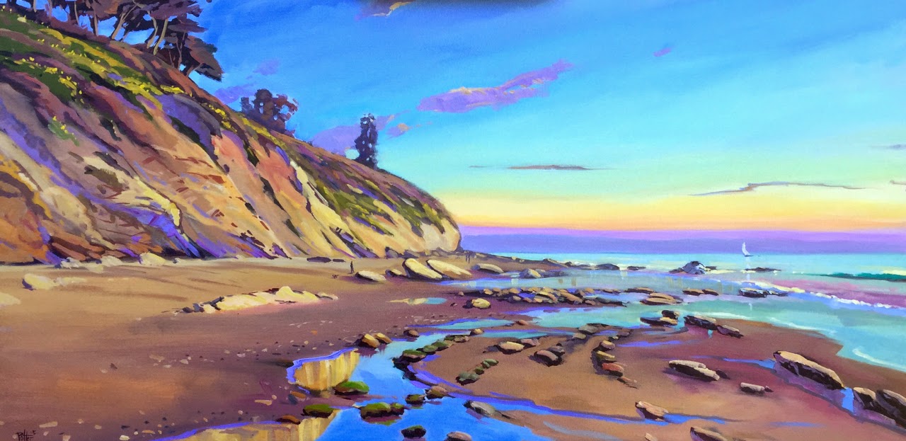 "POSTCARDS FROM SANTA BARBARA" a daily painting project by
