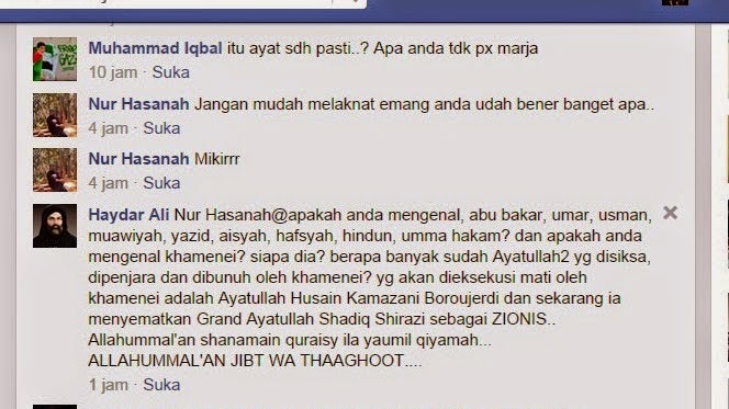 Astaghfirullah, Syiah Indonesia Sudah Berani Melaknat Sahabat Rasulullah SAW