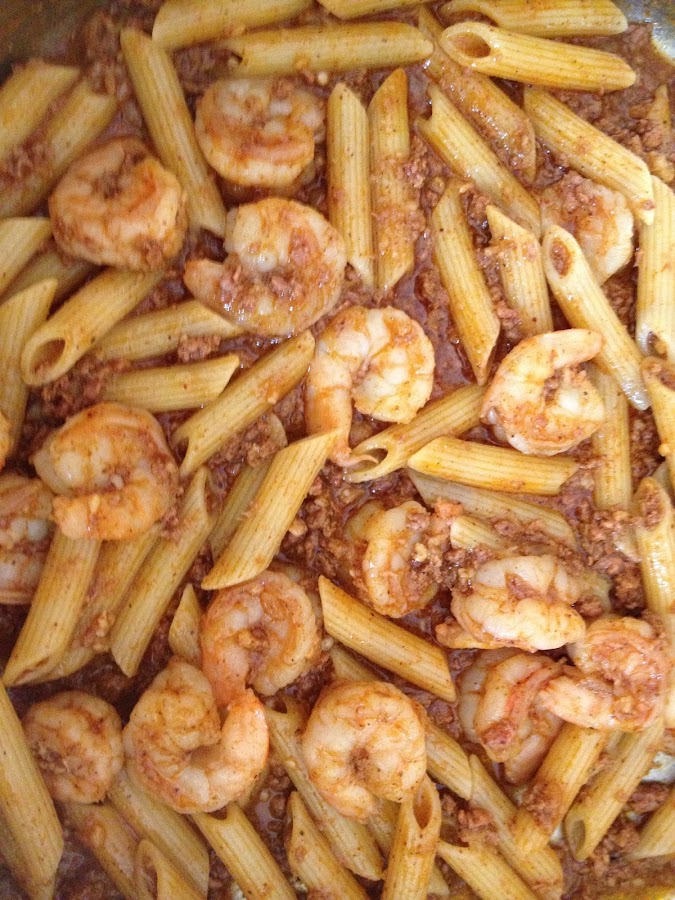 spanish chorizo and shrimp pasta Chorizo shrimp pasta spanish