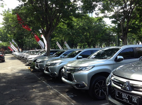 Penyerahan 26 Unit All New Pajero Sport Kepada Pemilik Pertama di Surabaya pajero sport surabaya