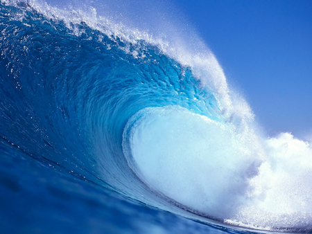 blue ocean waves ~ Christine O'Donnell