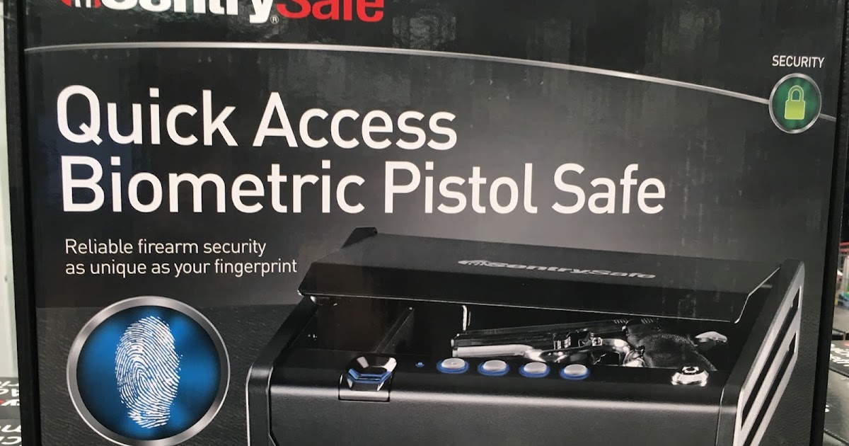 SentrySafe Quick Access Biometric Pistol Safe (QAP1BE) Costco Weekender