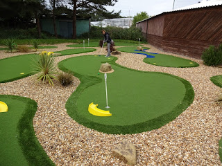 Mini Golf course at Formby Golf Centre