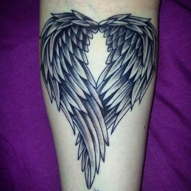 150+ Men Angel Wing Tattoos Designs (2020) Arm, Back ...