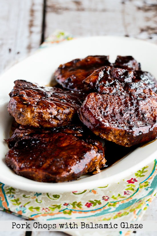 Pork Chops with Balsamic Glaze