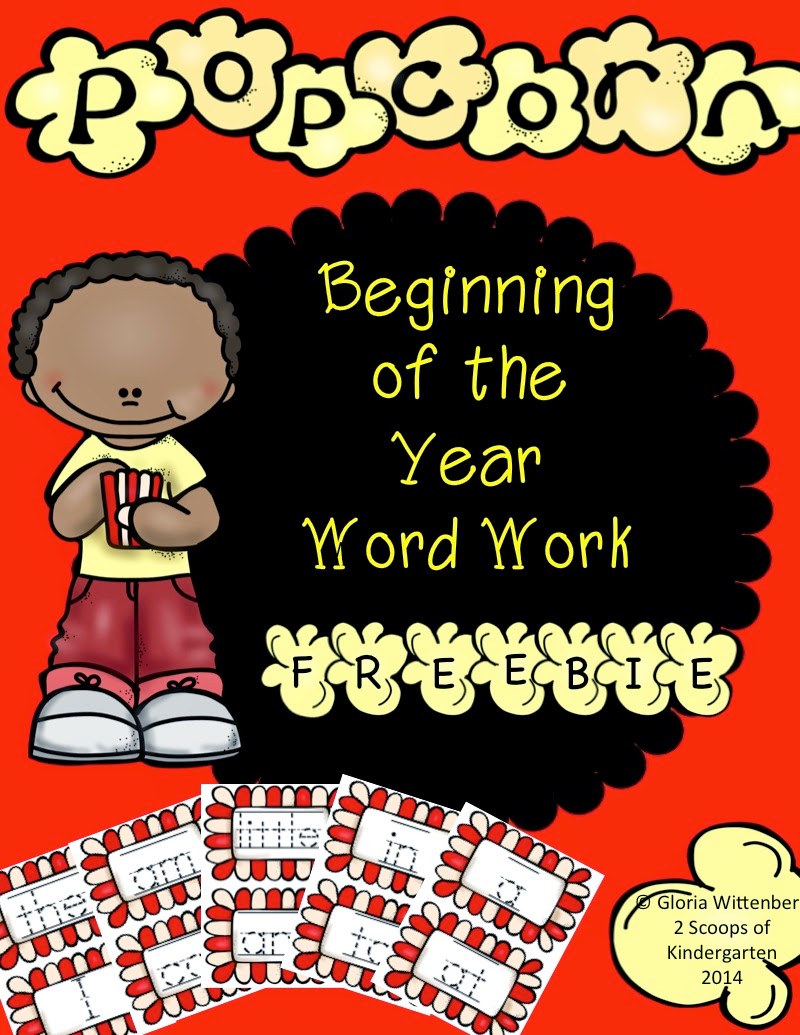 http://www.teacherspayteachers.com/Product/Beginning-of-the-Year-Word-Work-in-Kindergarten-1347147