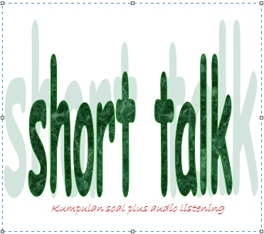 Give a short talk