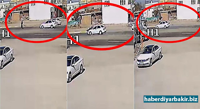 Diyarbakır Çınar'da otomobilin yayaya çarpma anı kameralara yansıdı DİYARBAKIR-Çınar'da bir otomobilin çarptığı kadın yaya ağır yaralandı. Çarpma anı güvenlik kamerasına yansıdı.