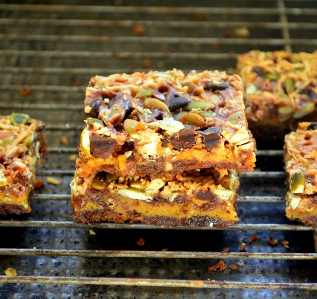Pumpkin Butter Magic Bars