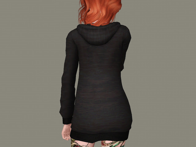 entertainment world: My Sims 3 Blog: Baggy Sweater by IN3S