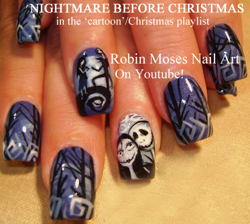 Nail Art By Robin Moses The Corpse Bride Famous The Corpse Bride Nails