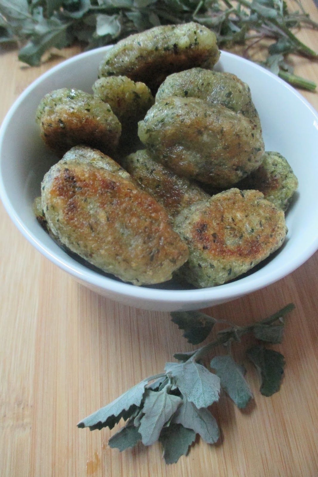 Penniless Parenting Making Wild Greens Yuca Gnocchi
