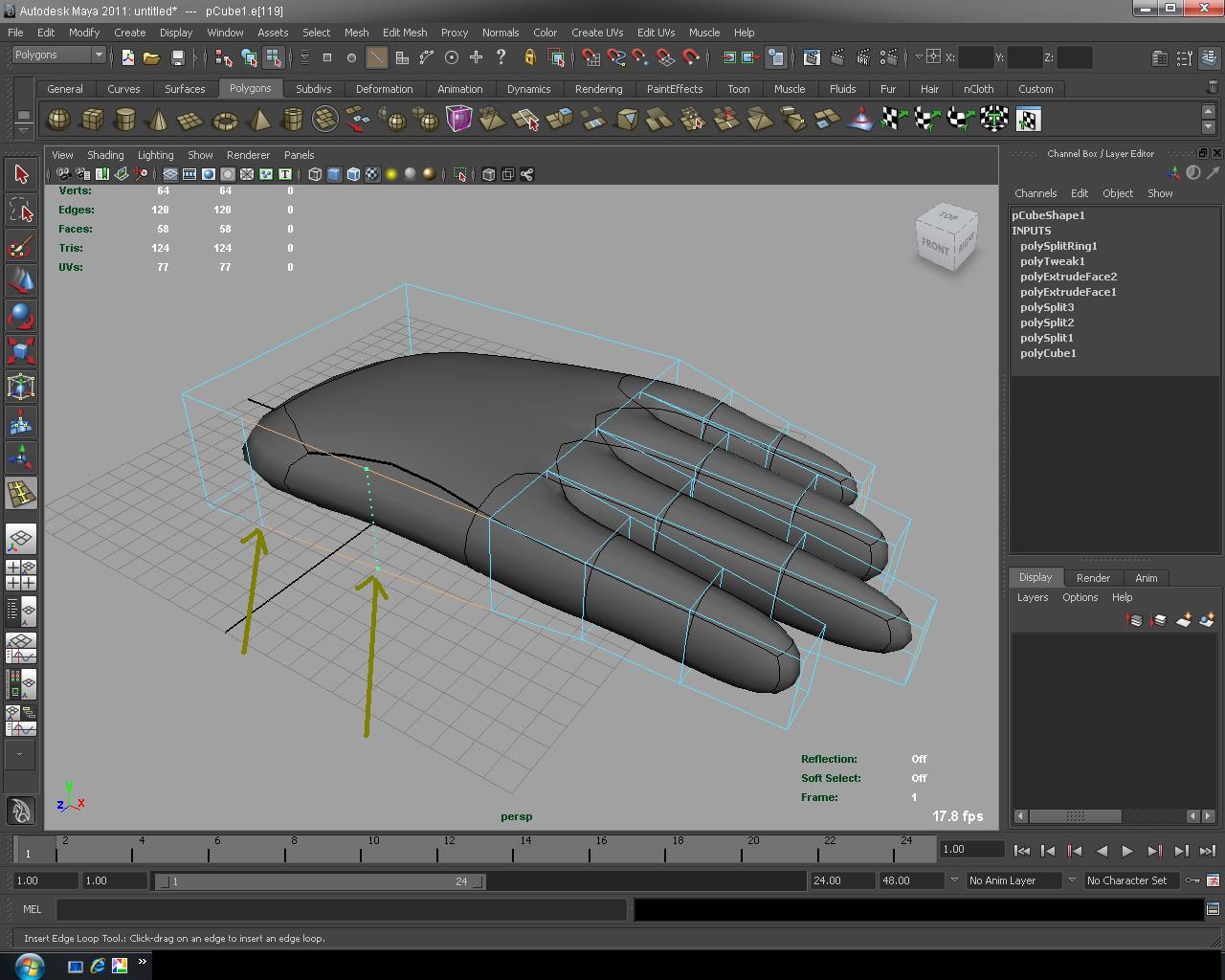 Edit mesh. Edit mesh