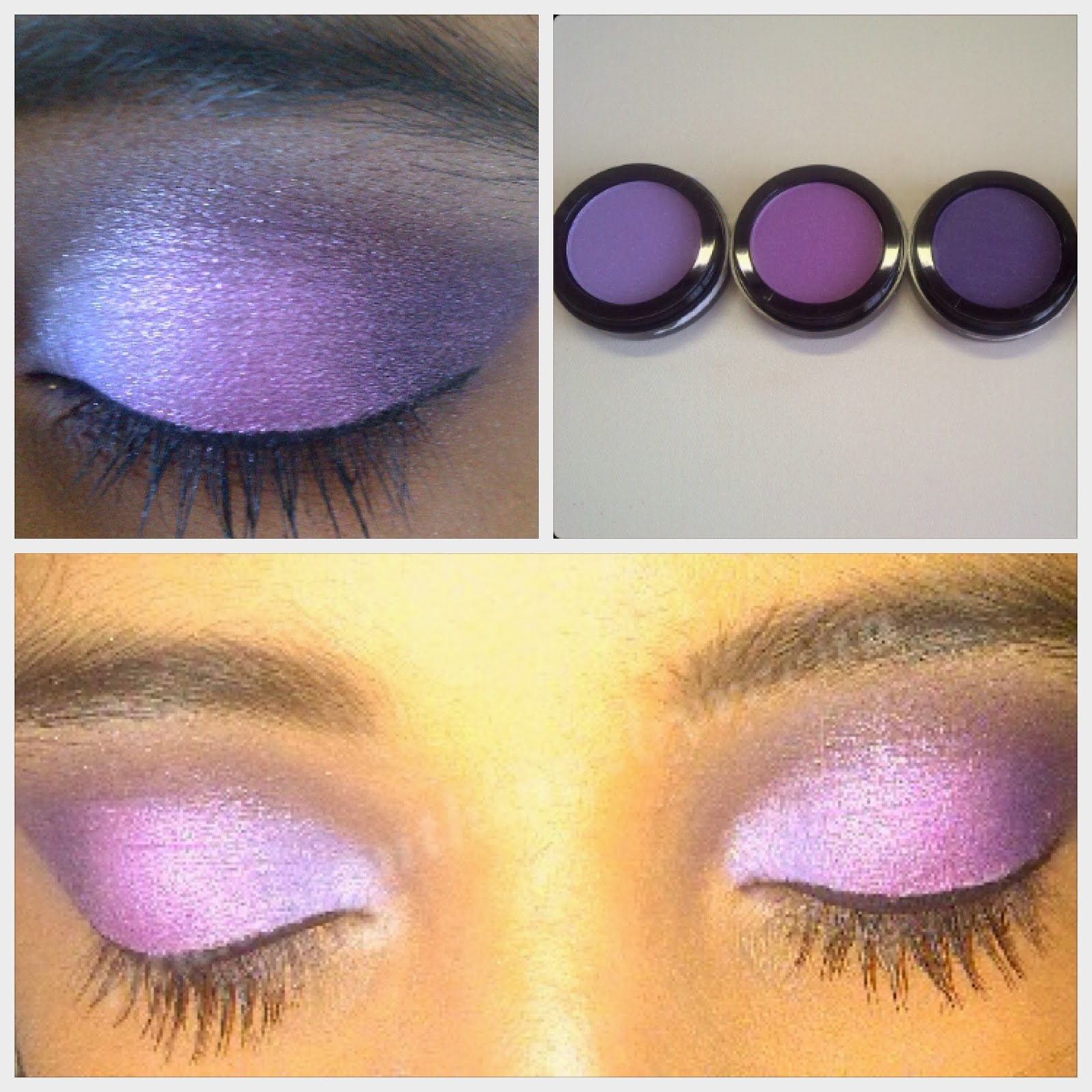 Makeupnthingzbyreena... Eyeshadow Tutorial Mauve/ Lilac Soft Smokey Look