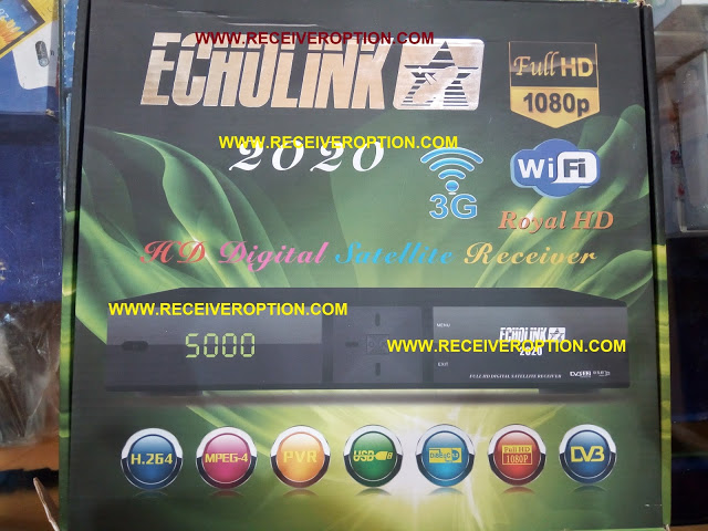 ECHOLINK 2020 HD RECEIVER AUTO ROLL POWERVU KEY NEW SOFTWARE