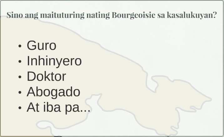 sino sino ang mga bourgeoisie - philippin news collections