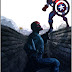 Captain America - Deco Grunge Poster