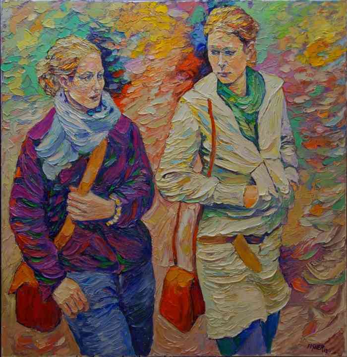 Толстые слои масляной краски. Abraham Fisher Толстые слои масляной краски. Abraham Fisher