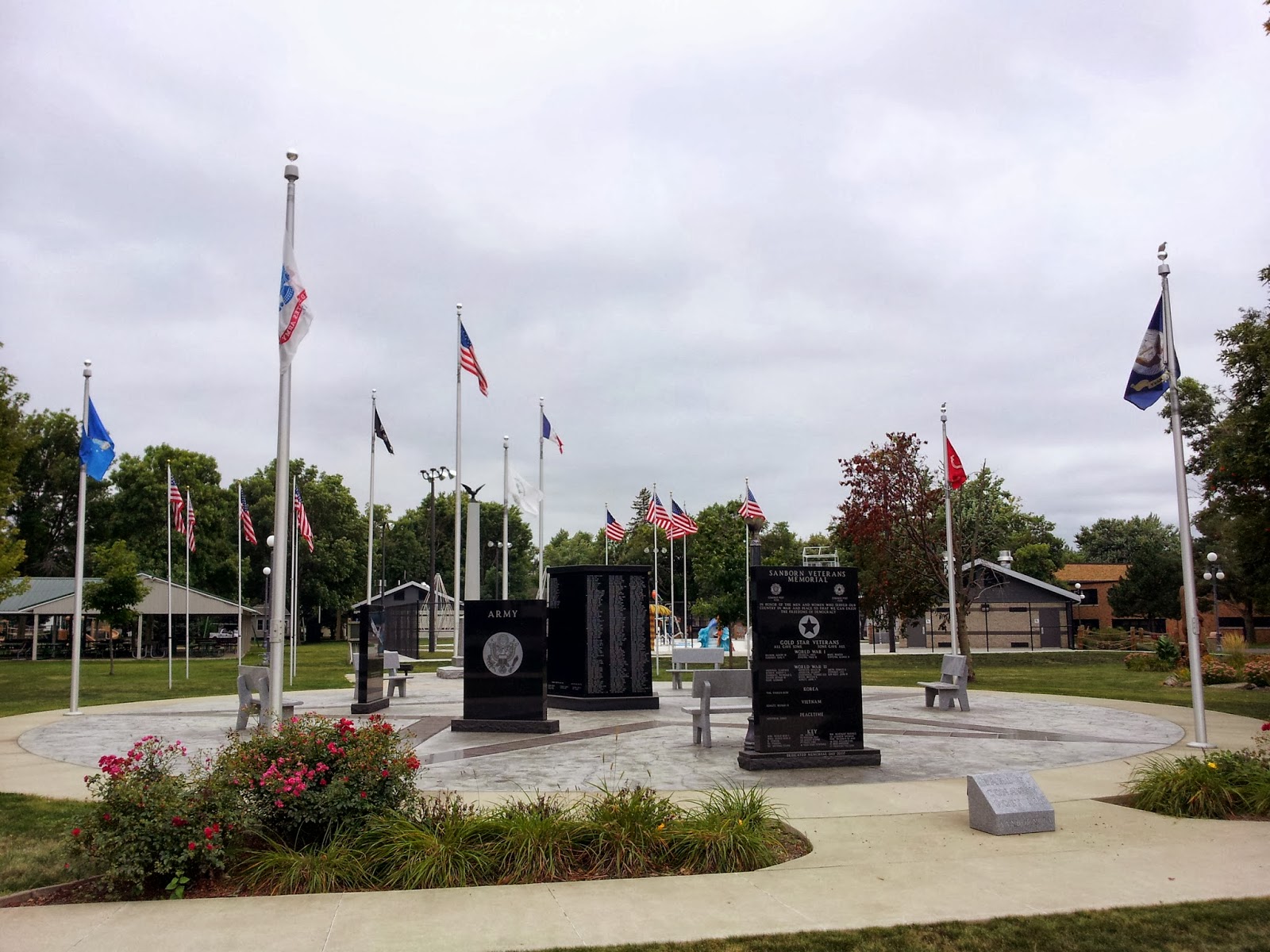 History and Culture by Bicycle Sanborn, Iowa Veterans Memorial