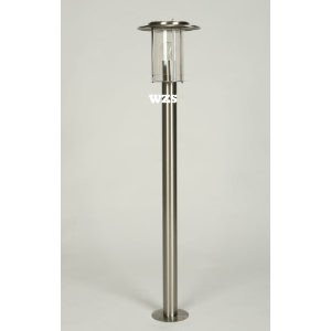 Gartendeko: AUßENLEUCHTE SOCKELLEUCHTE EDELSTAHL -105CM GESAMTHÖHE