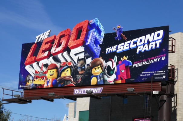 The Lego Movie 2: The Second Part billboard Lego Movie 2 Second Part billboard