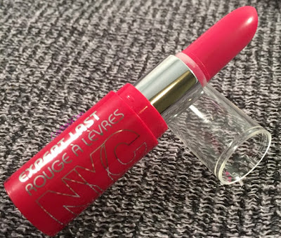 NYC New York Color Expert Last Lip Color, velvety fuchsia, lipstick, matte lipsticks, velvet matte, lip color 