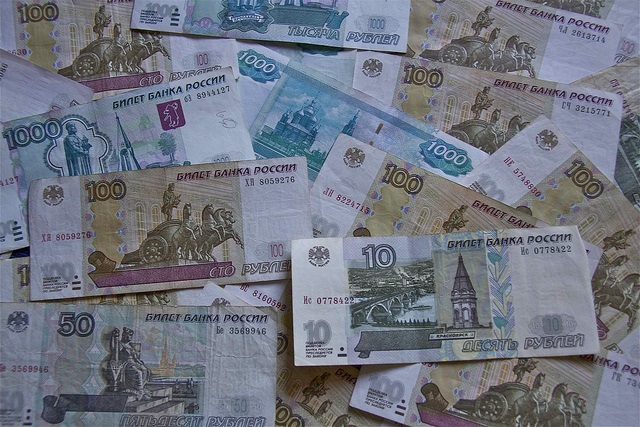 russian ruble remains near 19 month highs as bank of russia cuts