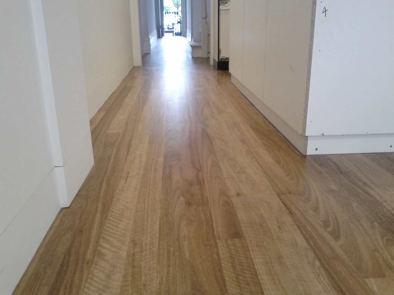 House Reno 2013 24 October. Floorboards polished