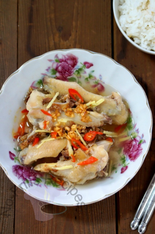 Salted fish steamed with chicken 咸鱼蒸鸡