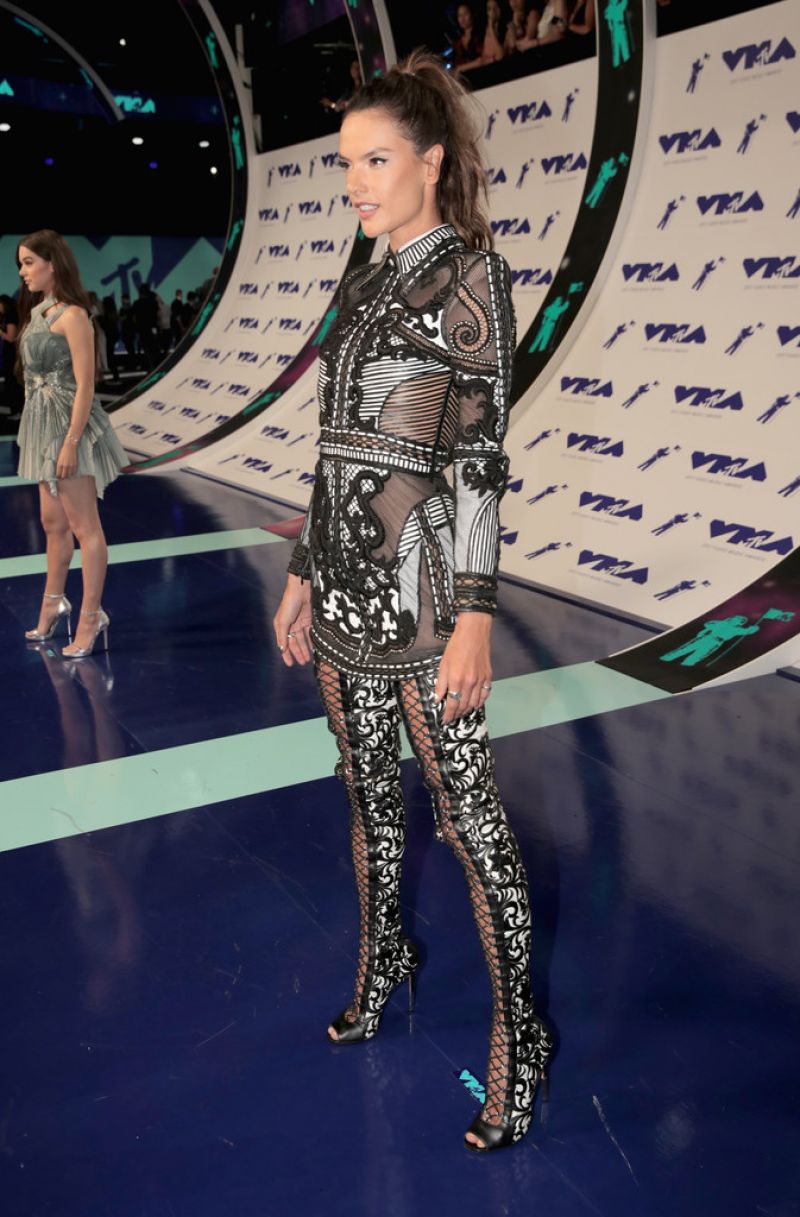 Alessandra Ambrosio at 2017 MTV Video Music Awards in L.A