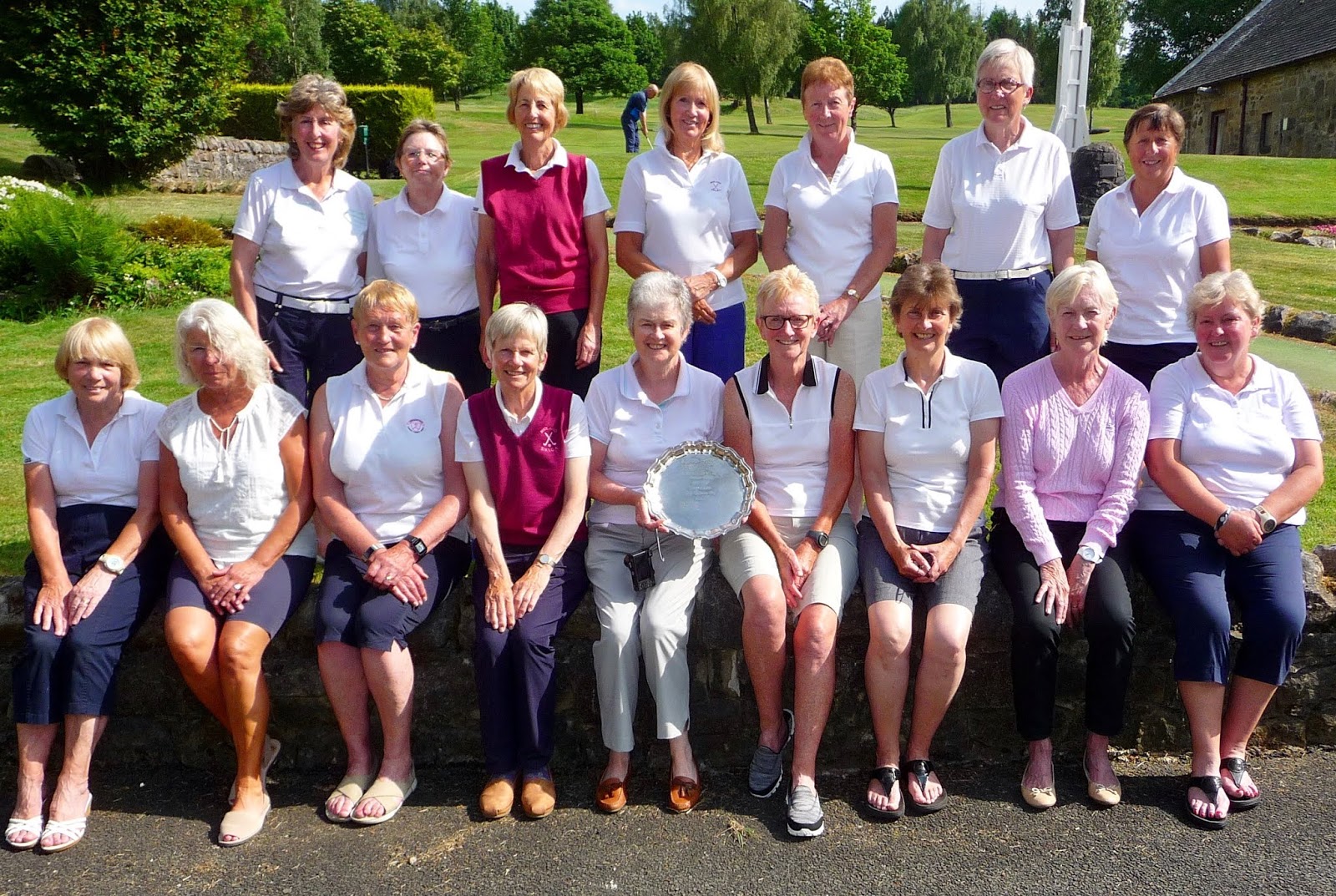 Scottish Veteran Ladies' Golf Association. MID WEST TROPHY RETAINED BY