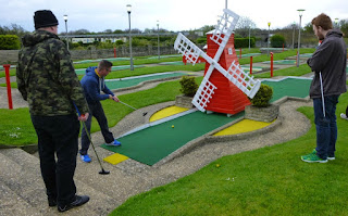 A snap of a shot during the 2015 National Miniature Golf Day tournament in Skegness