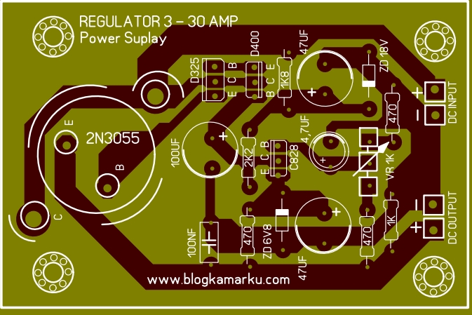Membuat Rangkaian Power Suplay 3 Sampai 30 Amper Sederhana Devre Semasi