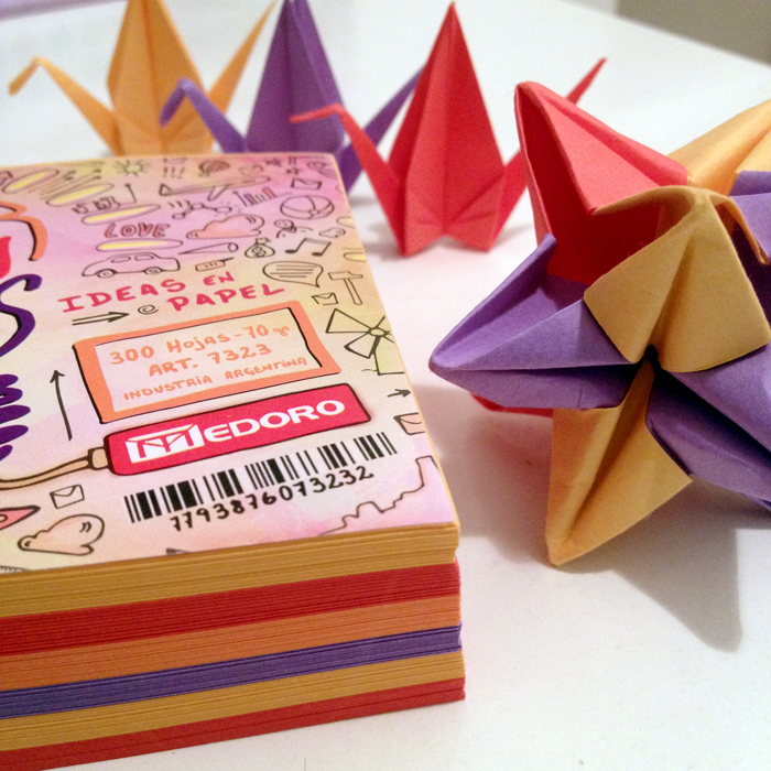 5 características de los tacos de papel para practicar origami