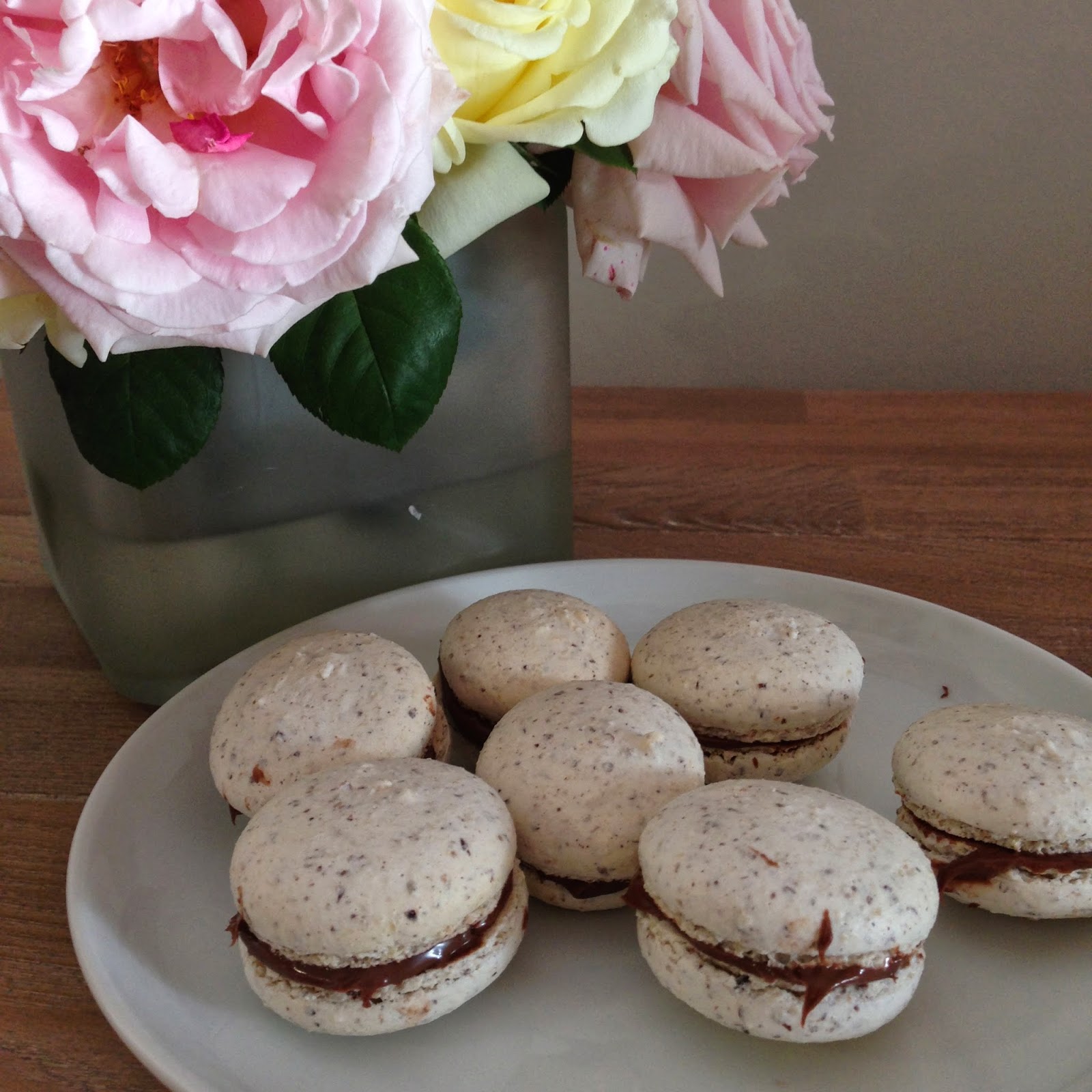 Becoming Betti Baker: Hazelnut Macarons with Nutella filling.