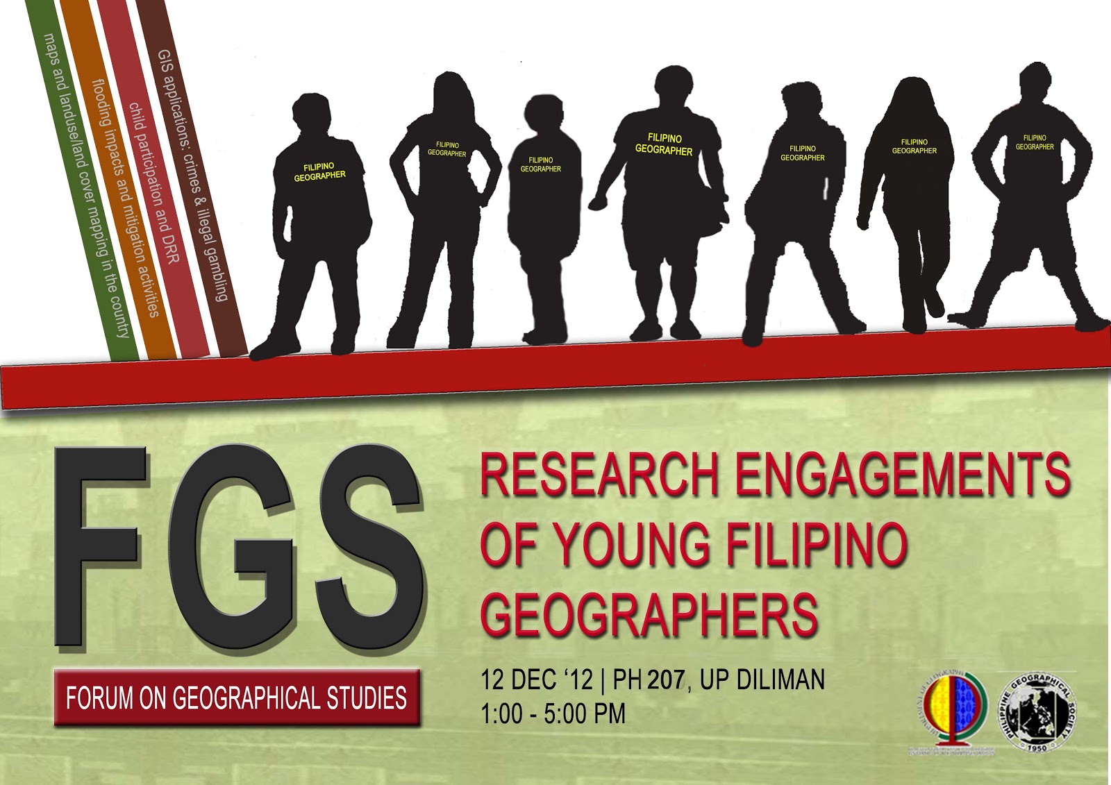 UPD Department of Geography News and Events Forum on Geographical Studies Research Engagements