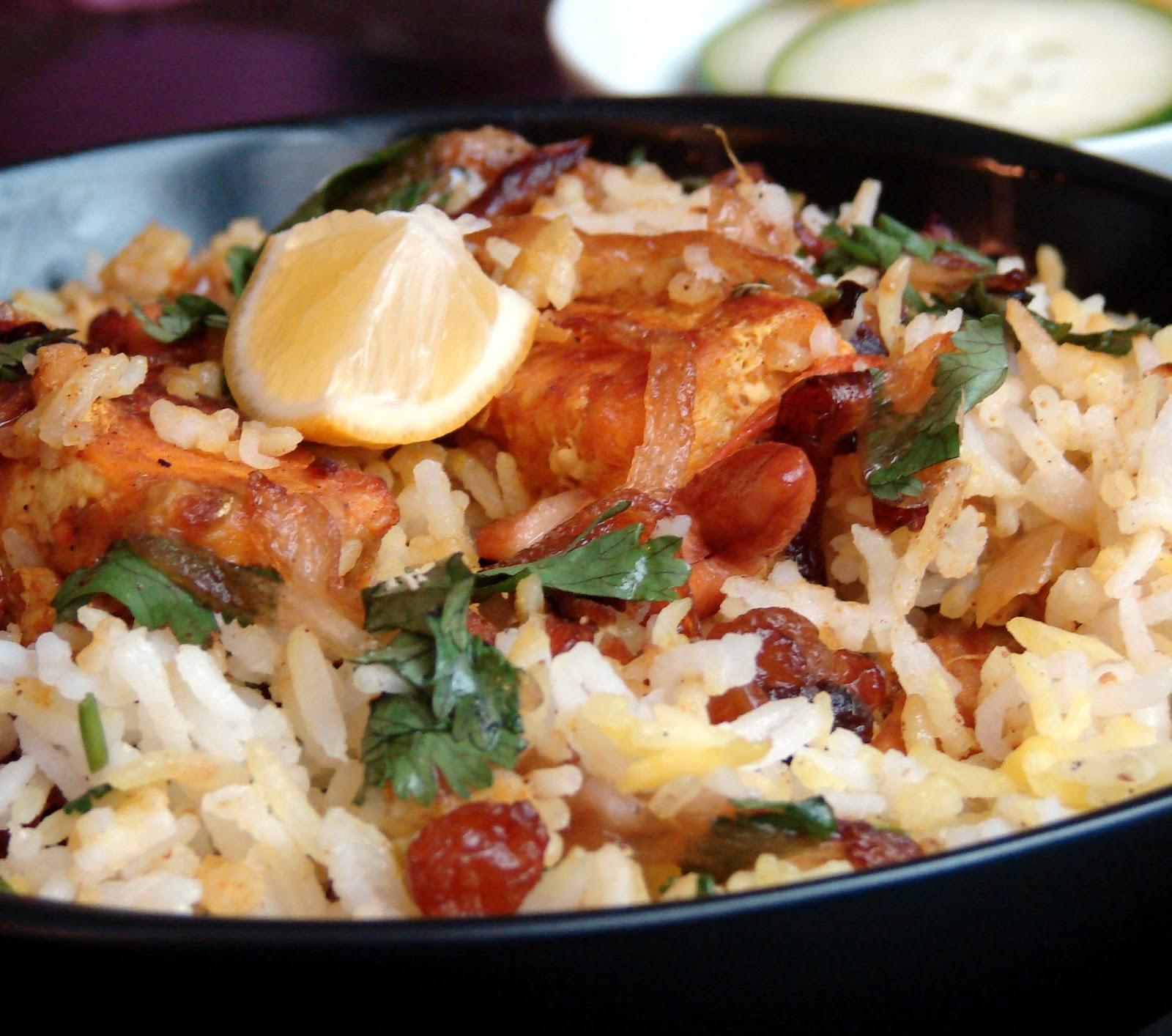Fish Biryani ( Salmon Fish)