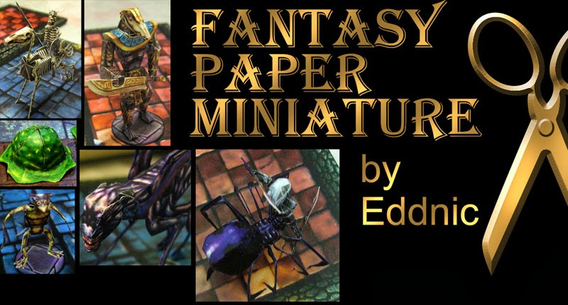 Fantasy Paper Miniature Models