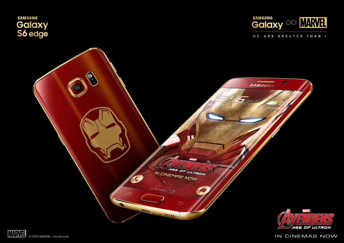 Samsung's Limited Edition IronMan Galaxy S6 Edge(Iron Man phone