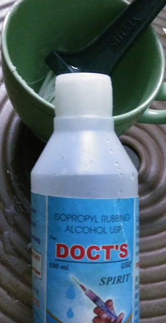 Doctor's rubbing alcohol