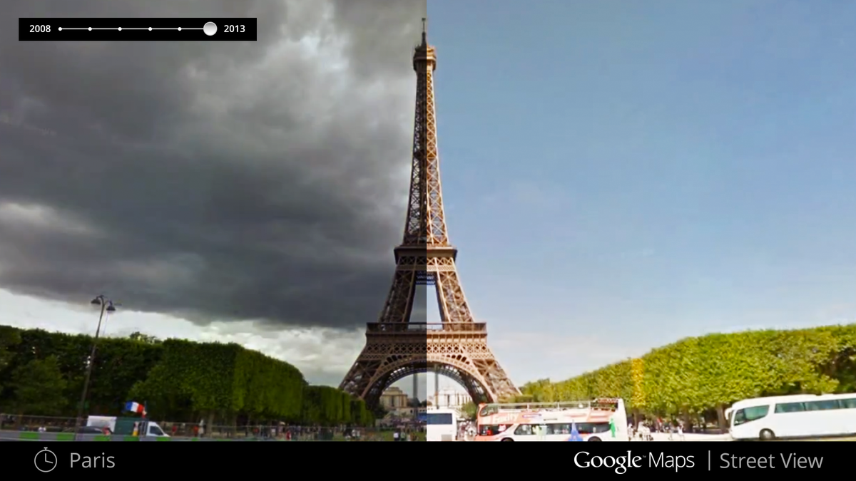 Trở Về Quá Khá Bằng Google Street View