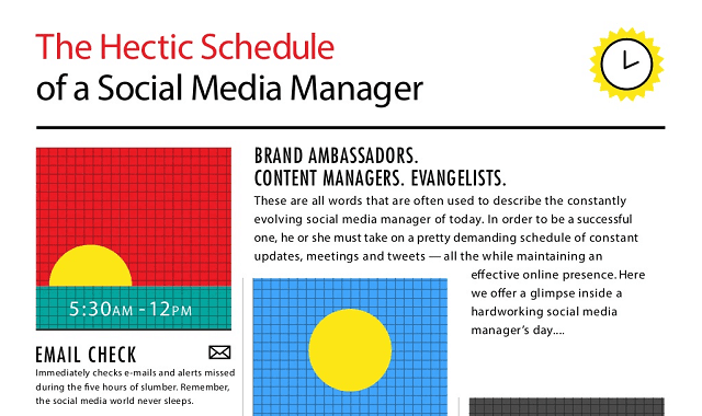 The Hectic Schedule of a Social Media Manager
