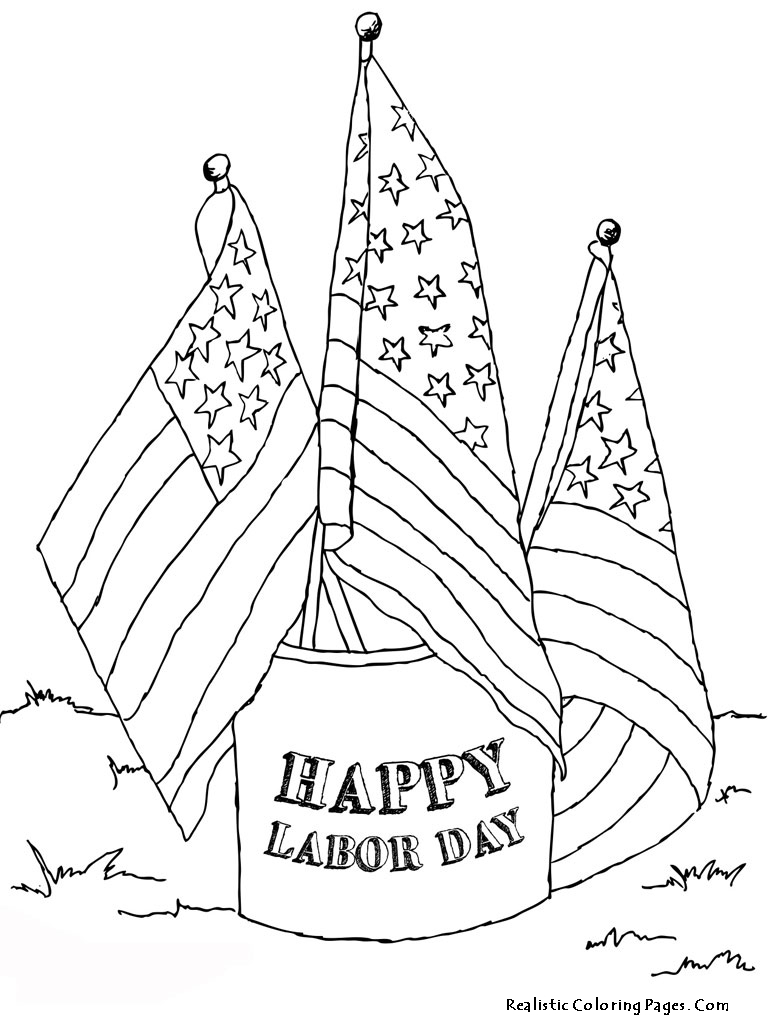 labor day coloring pages for kids - photo #11