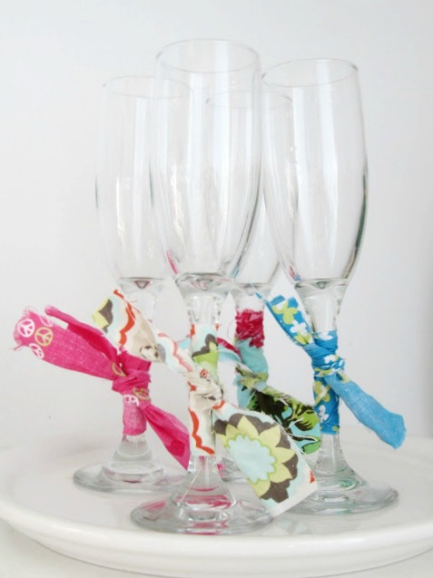 New Years Champagne Flutes
