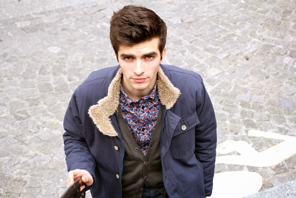 Hoalen-Mariner-Blouson-Ben-Sherman-Chemise-motif-Chino-Bleu-Cardigan-merinos-Chaussures-hybrides-_BLOG-MODE-HOMME-preppy-Style-Mensfashion1