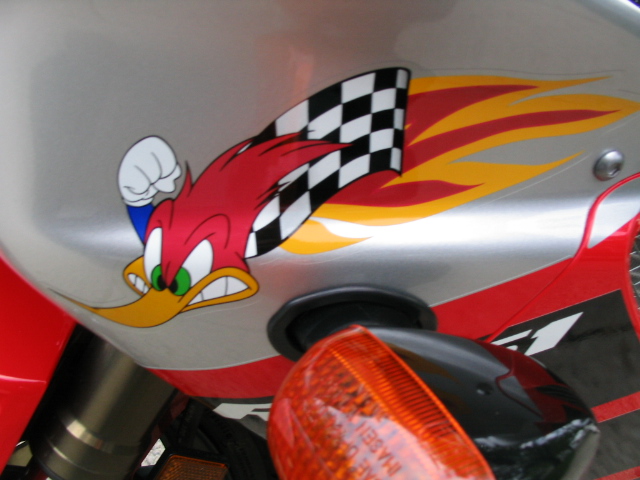 Honda racing woody woodpecker graphics #2