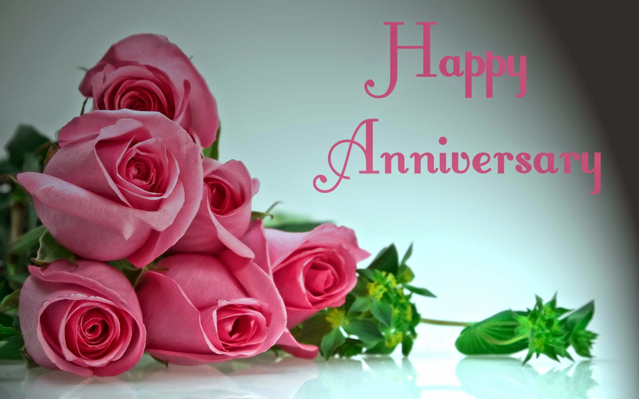  Happy  Anniversary  Pink Rose  Cards for Girlfriends 