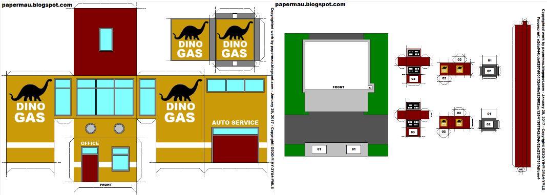 Safe distance between gas station and residential image