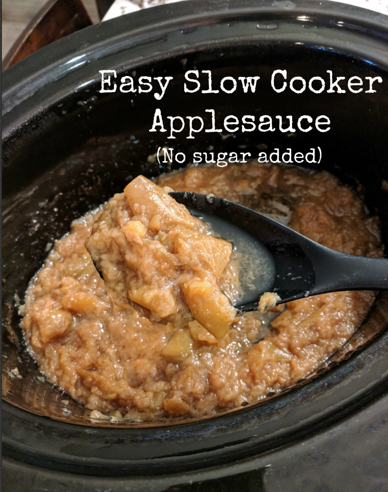 The NonHousewives Easy Slow Cooker Applesauce Recipe