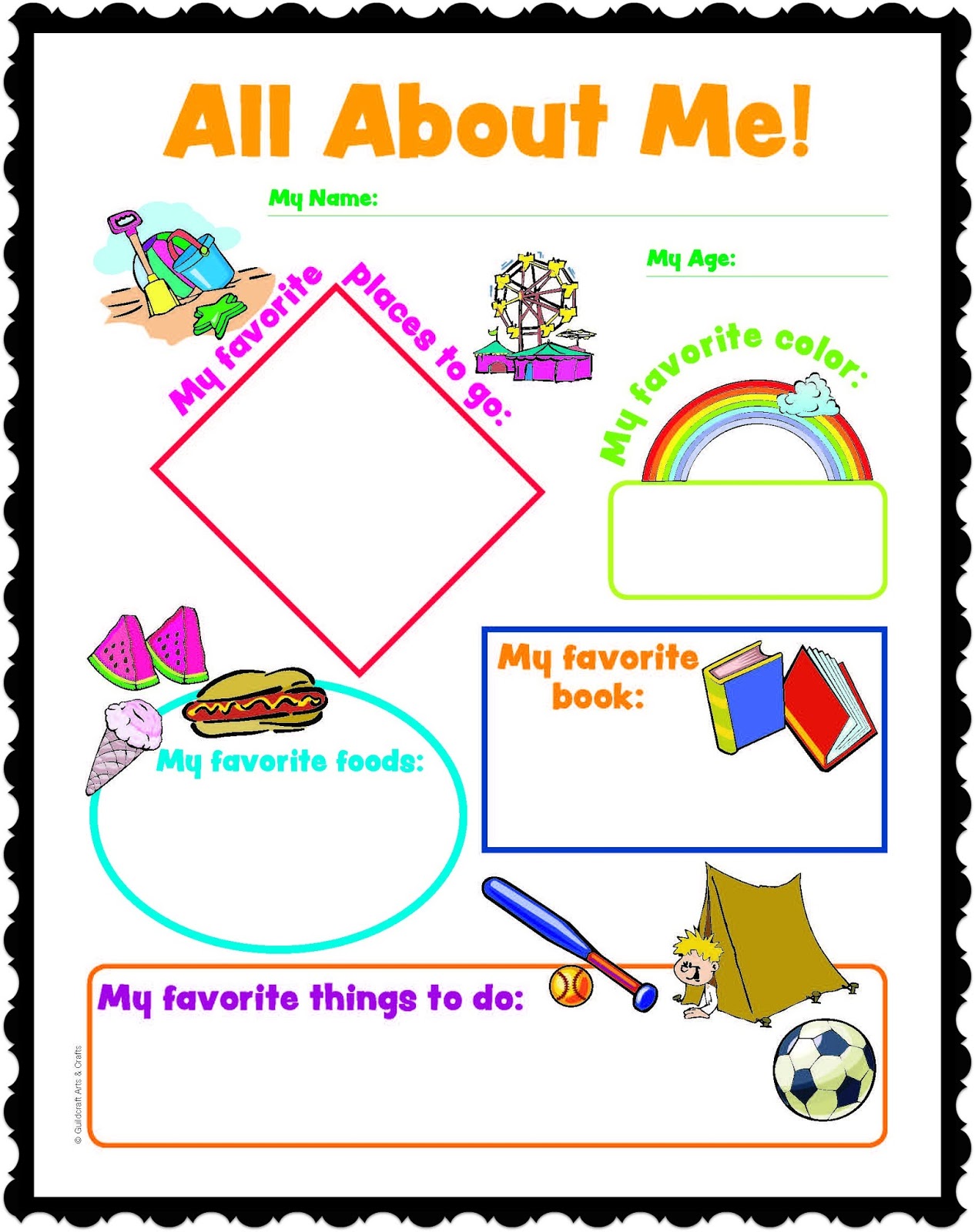 I Love English All About Me 